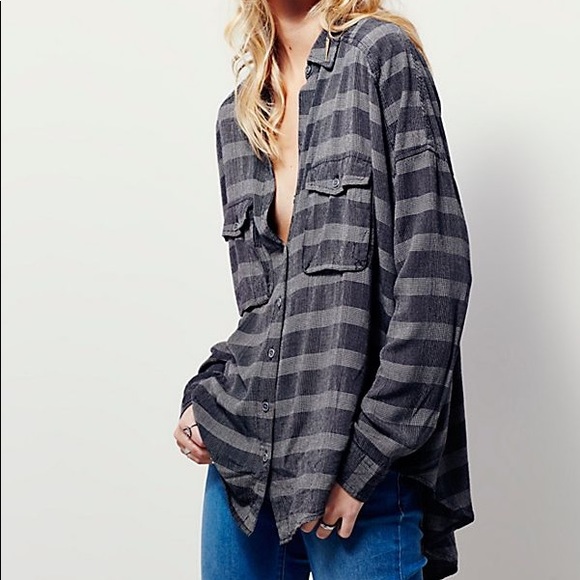Free People Fawn Over You Button Down - Picture 1 of 6
